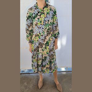 H&M Floral Midi Dress